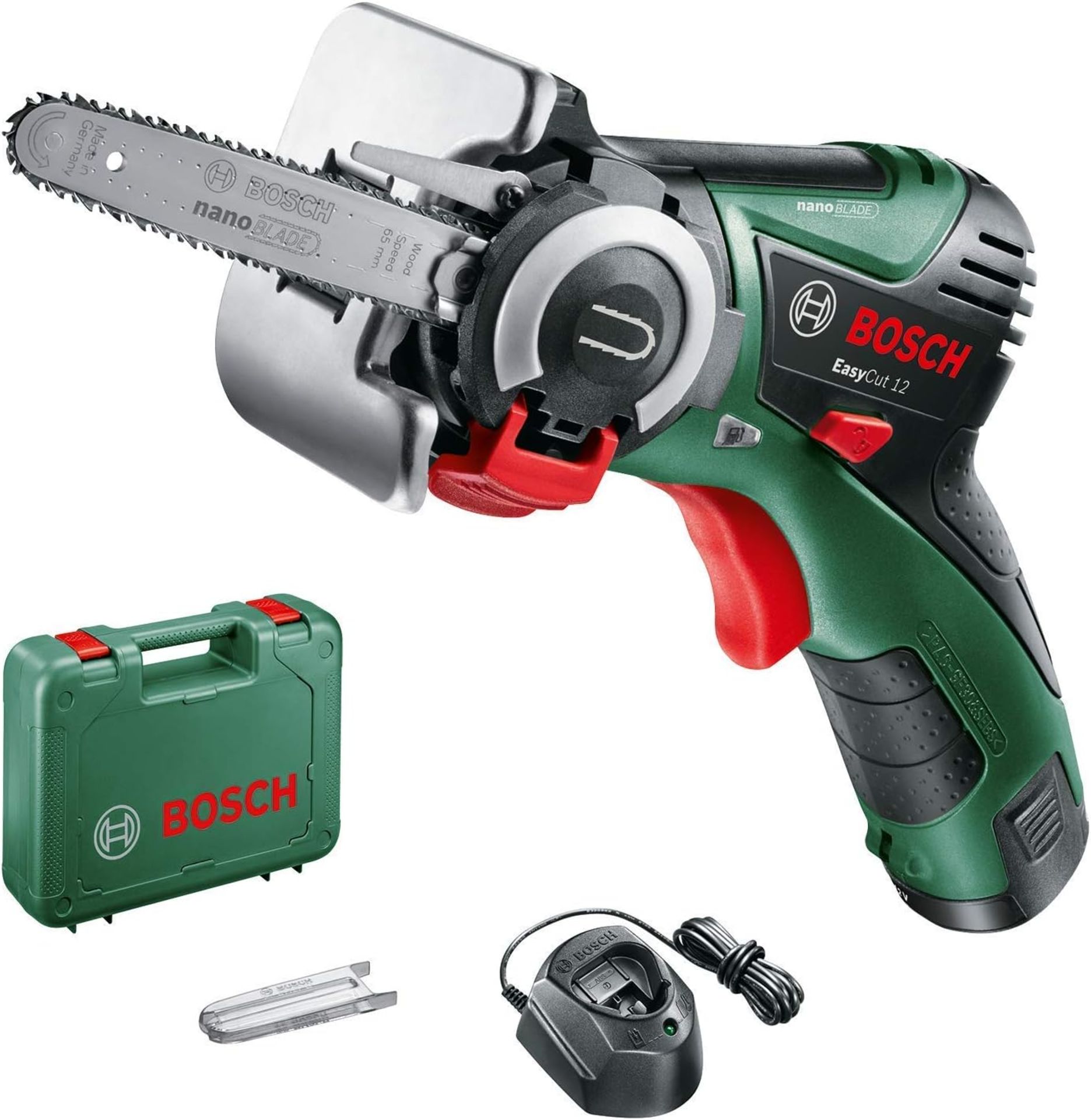 Bosch Home and Garden NanoBlade Cordless Saw EasyCut 12 (1 battery, 12 volt system, NanoBlade techn