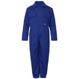 Blue Castle 333/RY-32 32-Inch Tearaway Junior Coverall Boilersuit - Blue, 11-12 Age