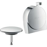 hansgrohe Exafill S overflow bath filler set, chrome