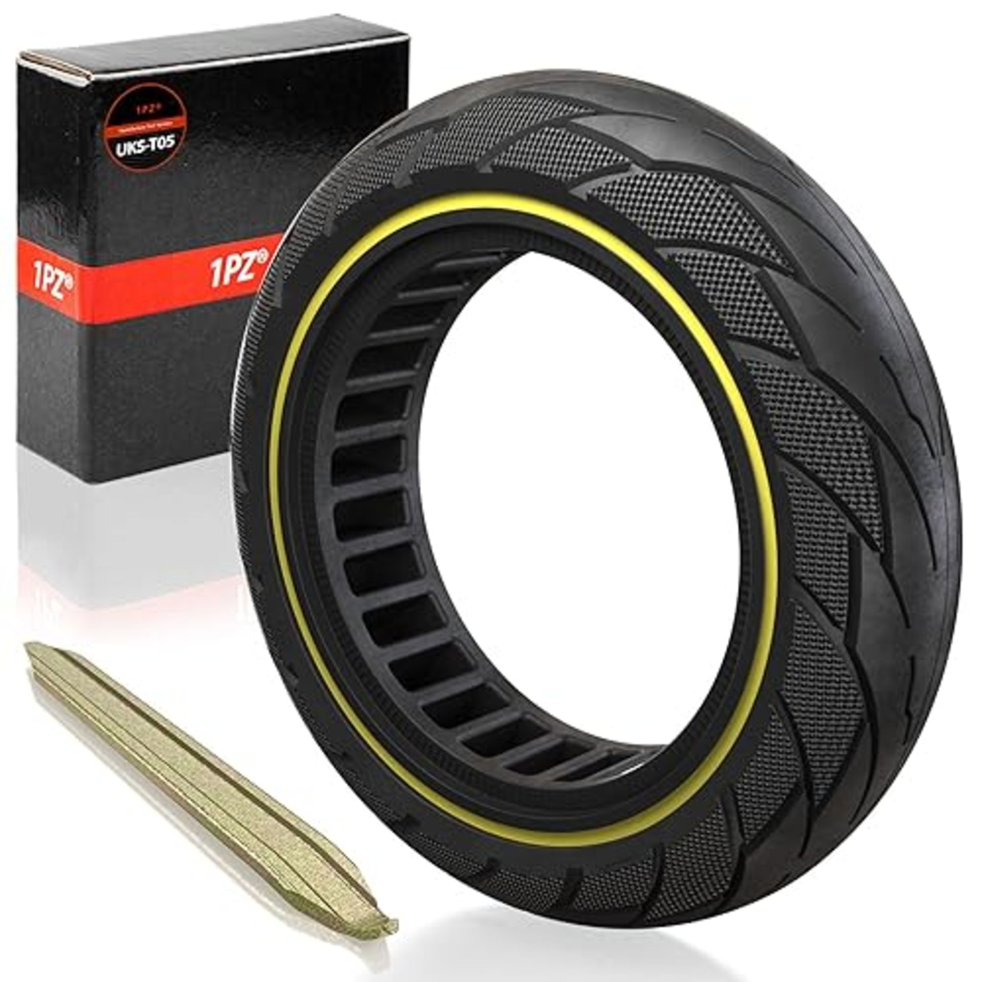 1PZ UKS-T05 10x2.50 Solid Tyre 10x2.5-6.5 Electric Scooter Tubeless Tyre Tire 10 Inch Honeycomb Tyr