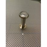 Amig - Super Angle Lens for Interior and Exterior Doors 5-16 Brass with Matte Chrome Finish (S) Mea