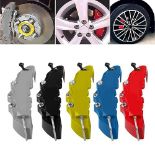 Car Brake Caliper Cover - 4 Pcs Brake Caliper Car Wheel Brake Durable 3D Brake Calliper Covers Set 