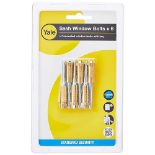 Yale Locks P6P119 Sash Window Bolts (Pack of 6)