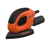 BLACK+DECKER 55 W Detail Mouse Electric Sander with 6 Sanding Sheets, BEW230-GB