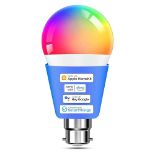 meross Smart Bulb Smart Bulb Alexa Light Bulb B22 Compatible with Apple Homekit, Alexa, Google Home