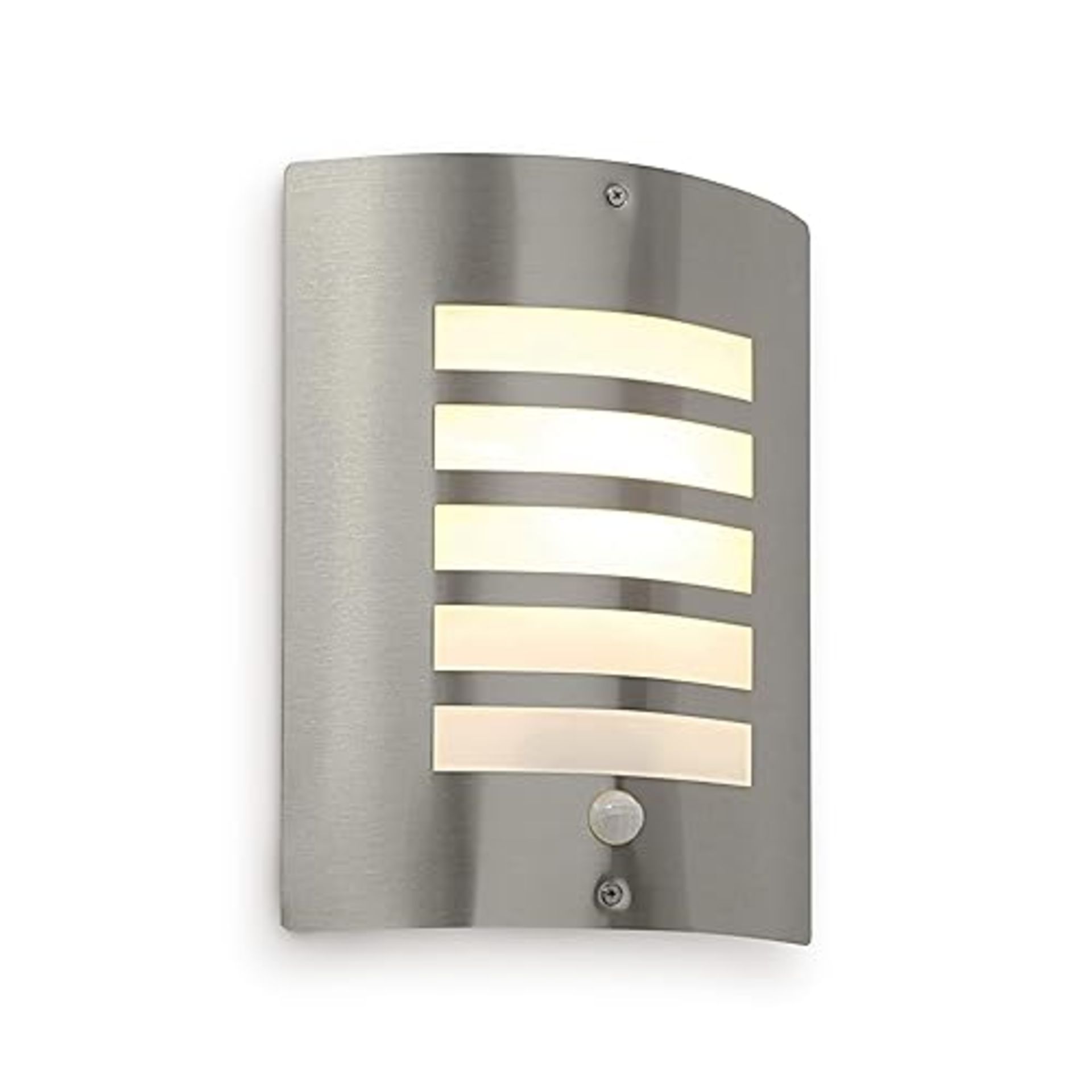 Bianco PIR Lights Outdoor - Outside Lights Mains Powered - Security Lights with Motion Sensor Mains