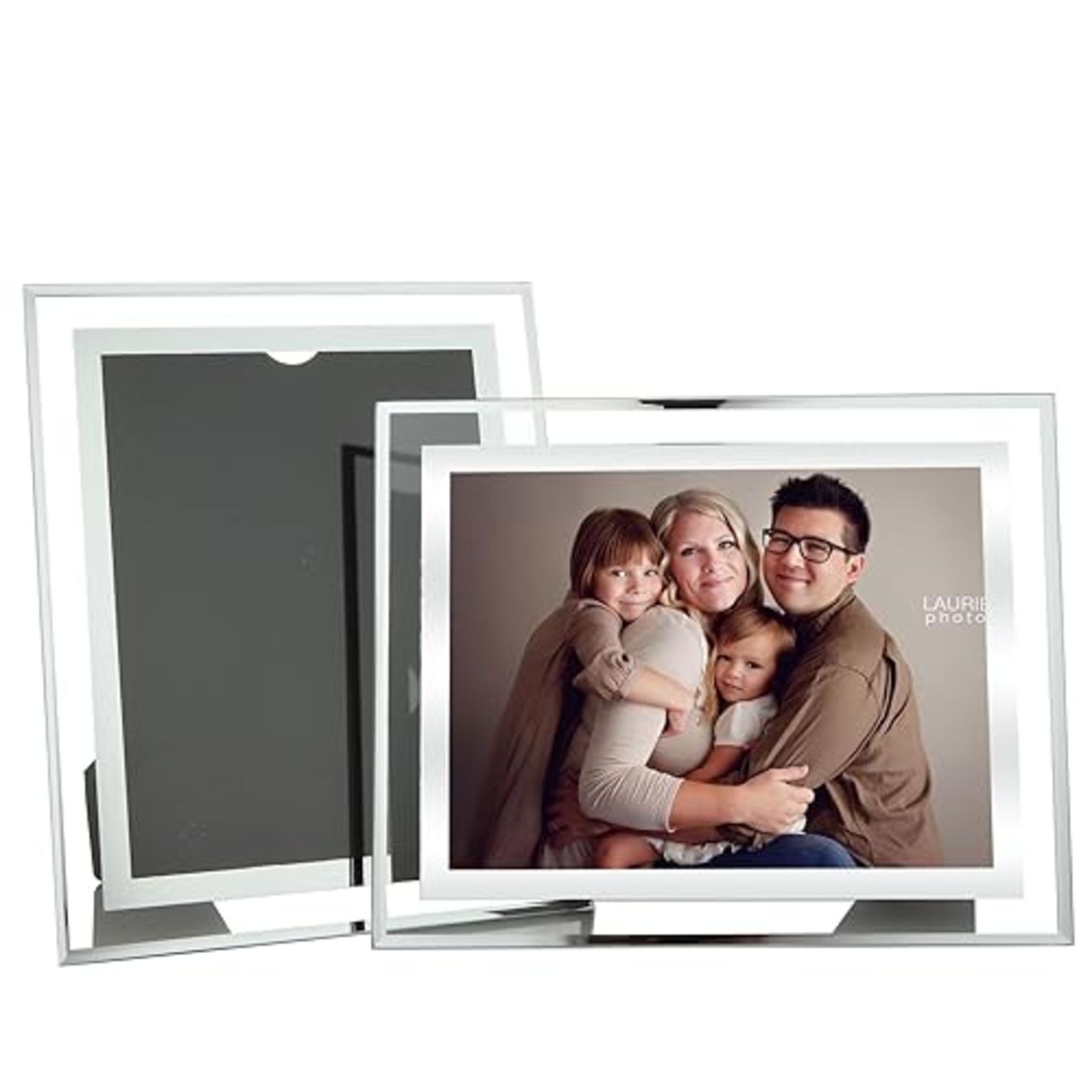 ASelected 8X10 Glass Picture Photo Frames For Wedding Photos,Family Photos And Home Decoration,Free