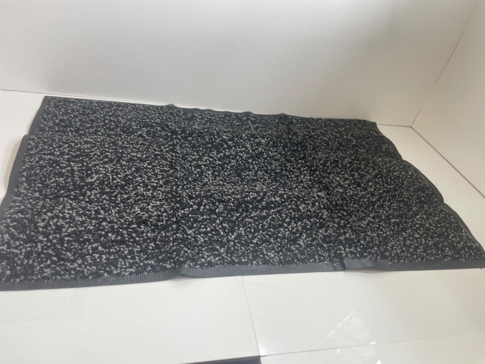Mibao Door Mat Dirt Trapper for Indoor and Outdoor, 51.5x81.5 Cm, Black Doormat, Washable Barrier M - Image 2 of 3