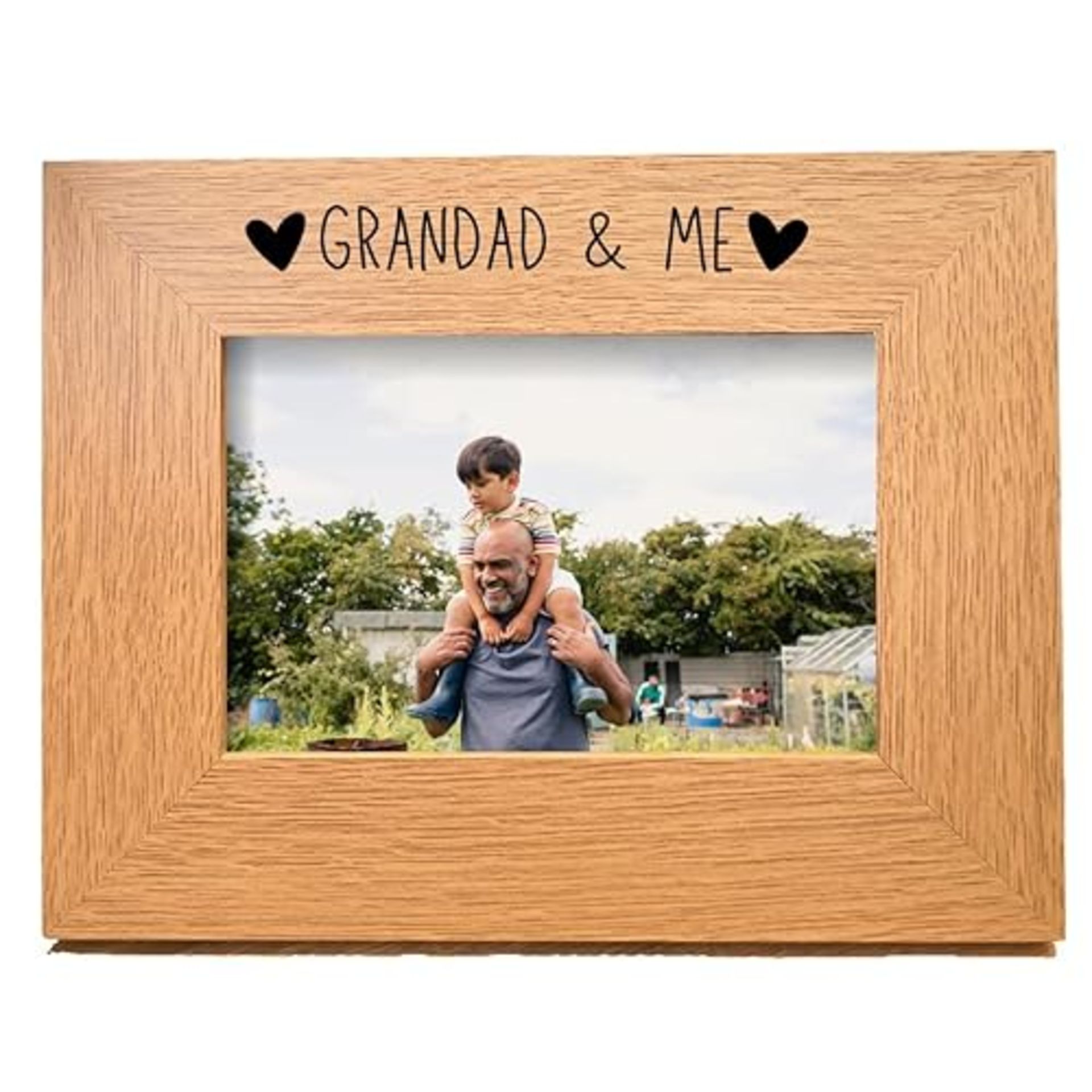 Second Ave Oak 6x4 Landscape Picture Photo Frame Grandad & Me Gift Father's Day