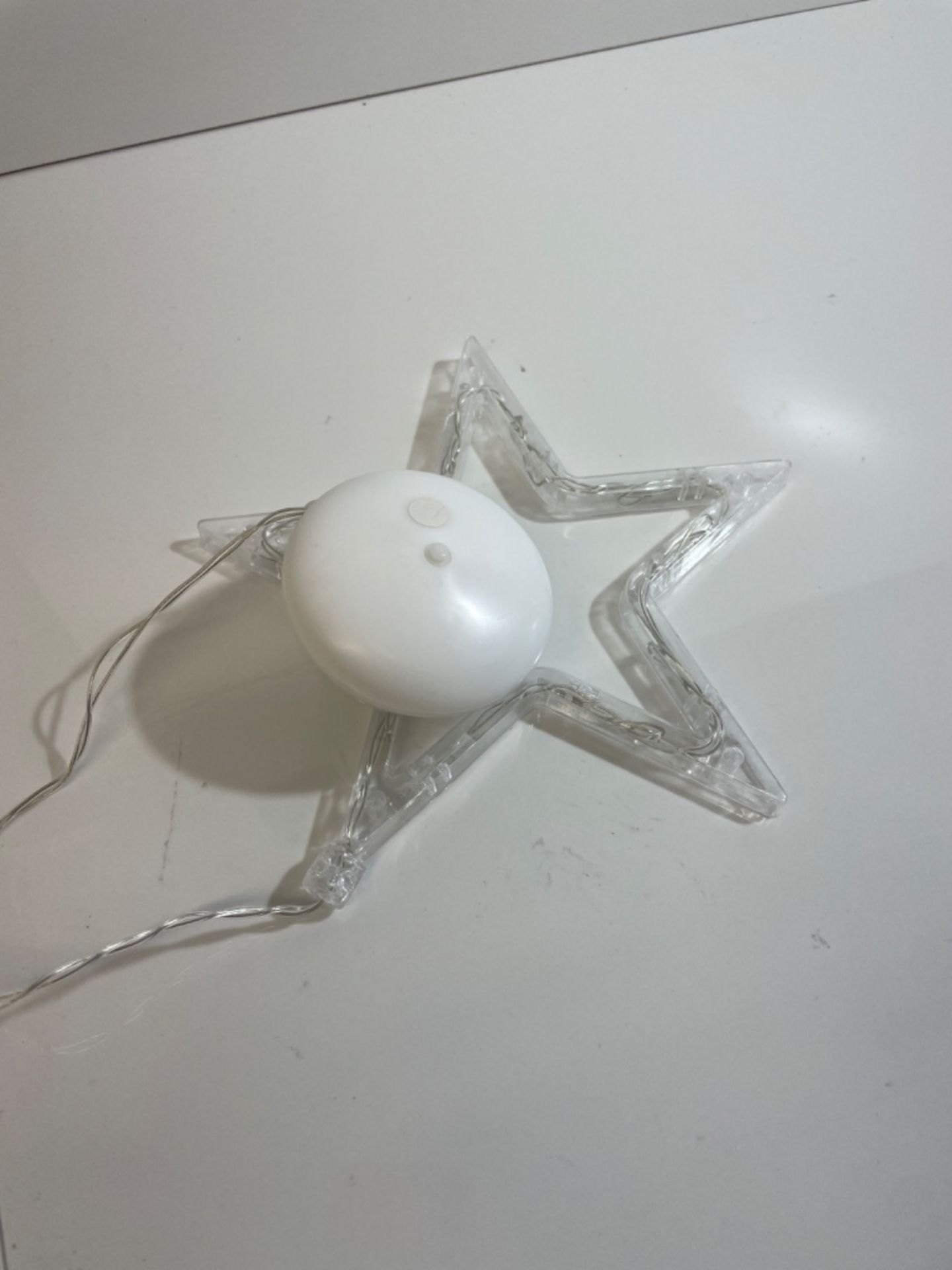 Minkissy Christmas Start Lights, Hanging Window Light with Suction Cup LED Battery Operated Window  - Image 3 of 3