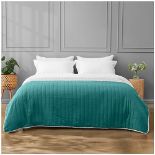 GC GAVENO CAVAILIA Reversible Quilted Bedspread Double Comforter Bed Throw 150x200 - Ultra Soft Qui