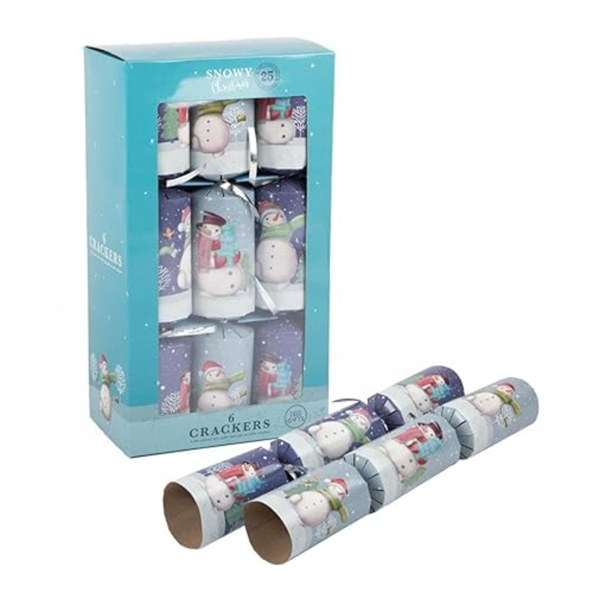 OnlineStreet The Snowman Christmas Crackers | Pack of 6 Crackers With Novelty Gifts | Decor Pack Pa