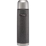 THERMOcafé by THERMOS 187026 Stainless Steel Flask, Hammertone Grey, 1.0 L
