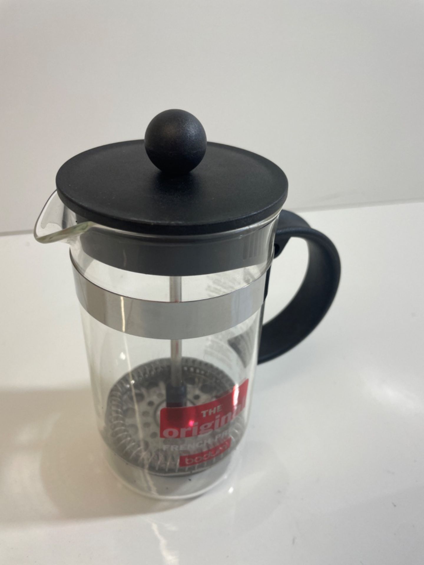 Bodum Bistro Nouveau 3 Cup French Press Coffee Maker, Black, 0.35 l, 12 oz - Image 2 of 3