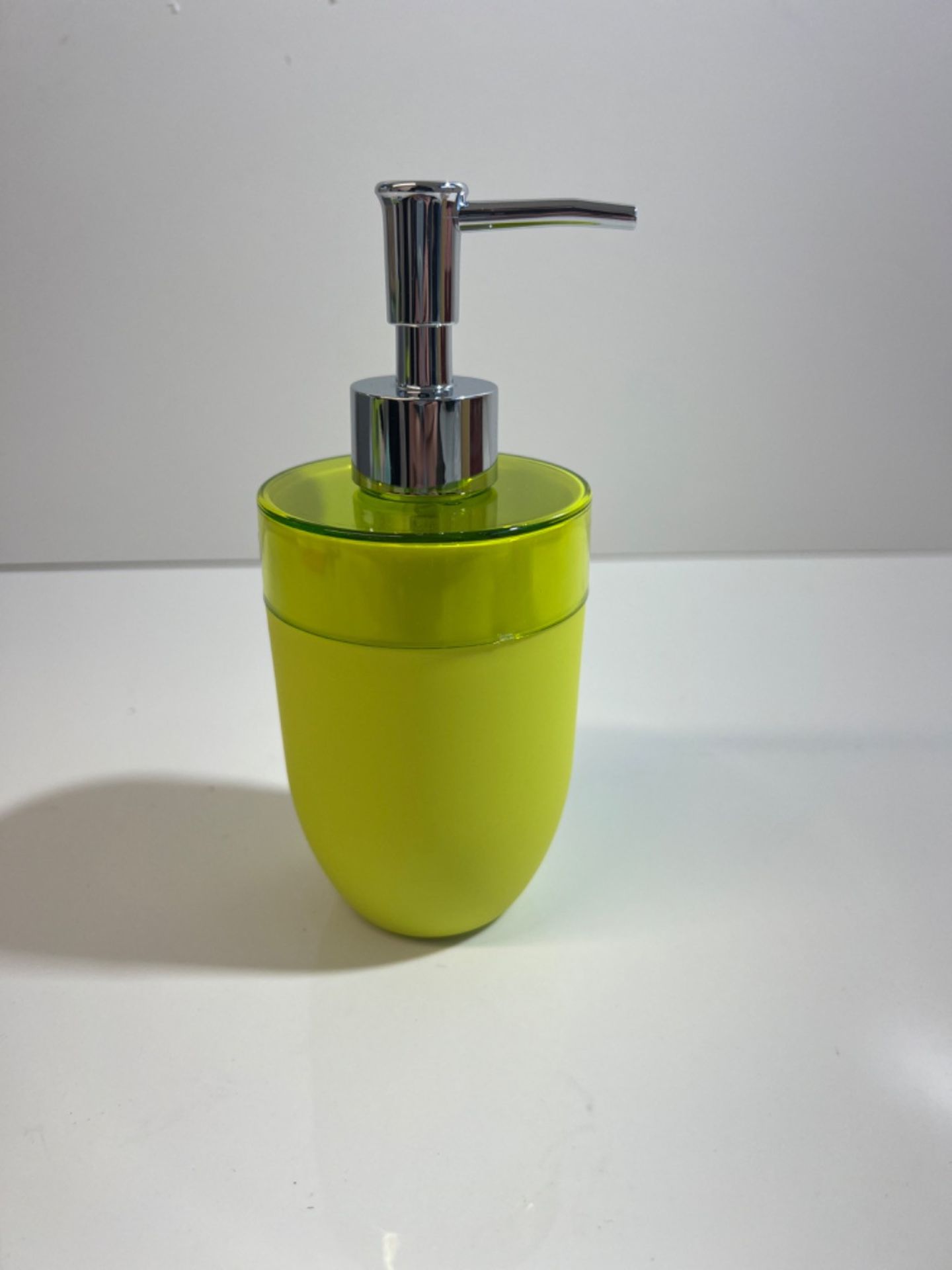 Sealskin Bloom Soap Dispenser, ABS, Lime, 8.7 x 17.9 x 7.7 cm - Image 3 of 3