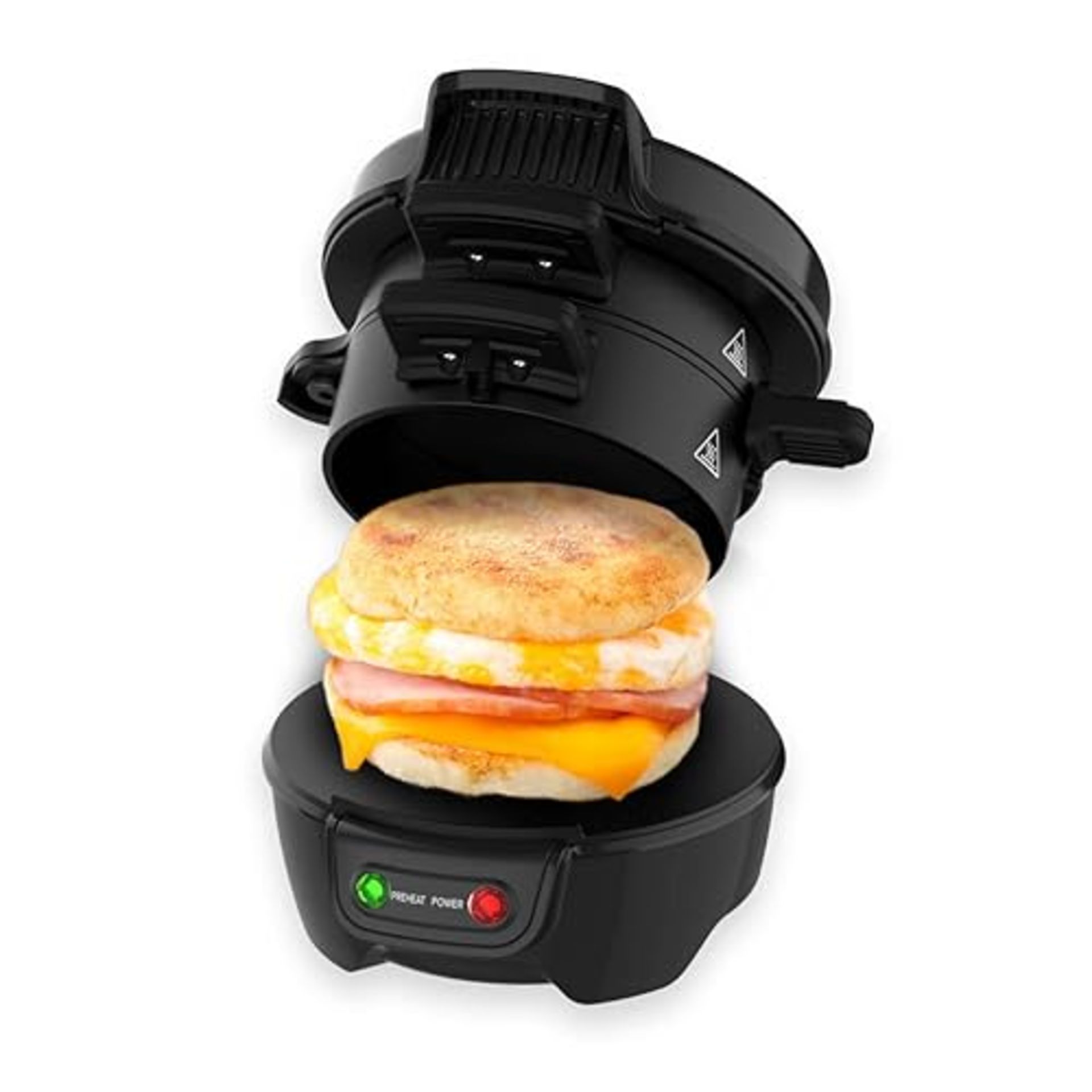 High Street TV Drew & Cole Breakfast Electric Sandwich Maker - Grilled Sandwich Maker With Easy To 