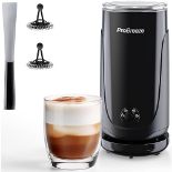 Pro Breeze? Electric Milk Frother, Steamer & Warmer - Automatic Whisk for Coffee, Hot Chocolate, I