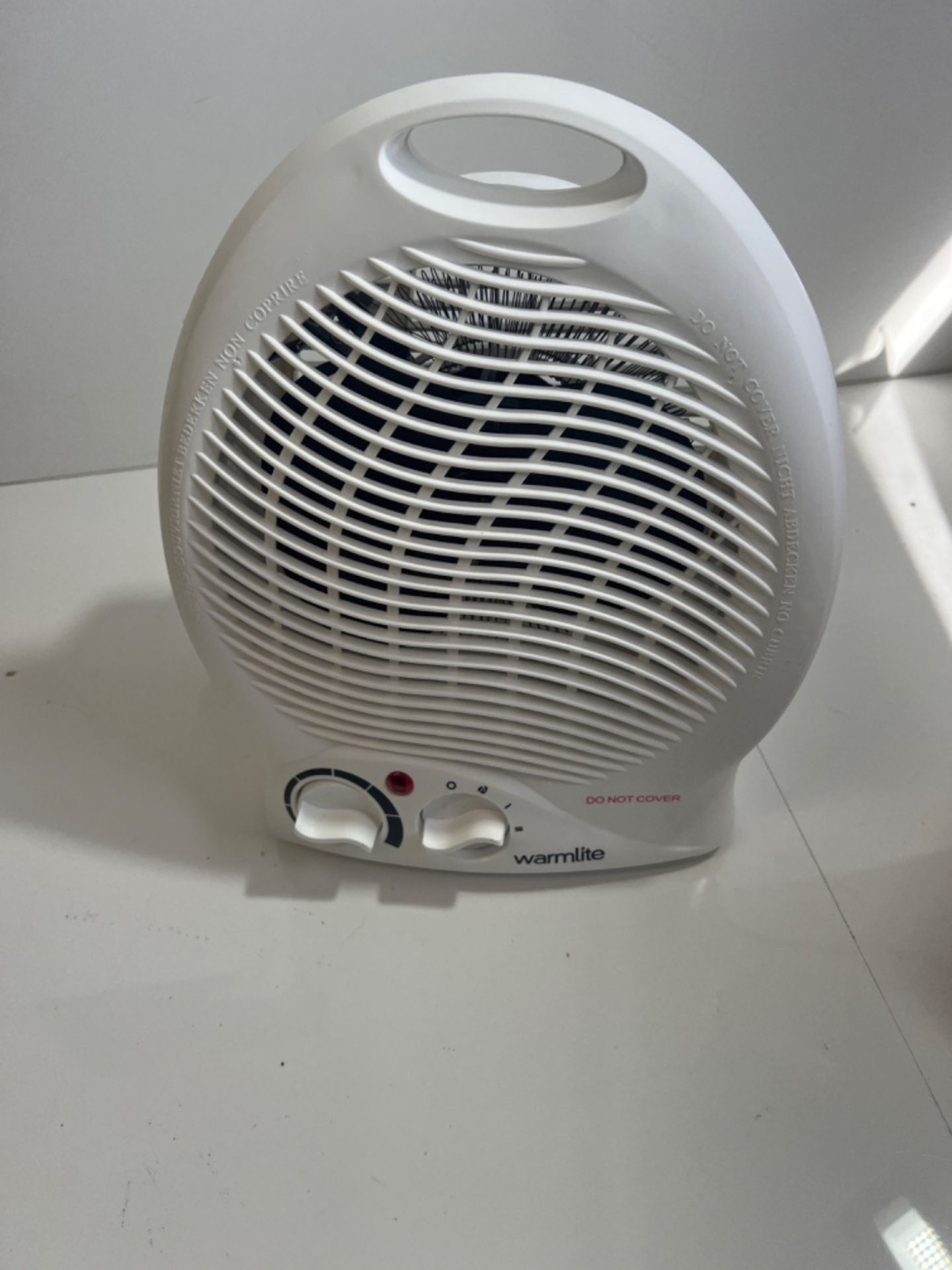 Warmlite WL44002 Thermo Fan Heater with 2 Heat Settings and Overheat Protection, 2000W, White - Image 3 of 3