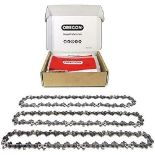 Oregon 3-Pack Chainsaw Chain for 14-Inch (35 cm) Bar -52 Drive Links ? low-kickback chain fits Hus