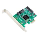 Syba SI-PEX40064 4 Port SATA III PCI-EXPRESS 2.0 x 1 Controller Karte, gr??n