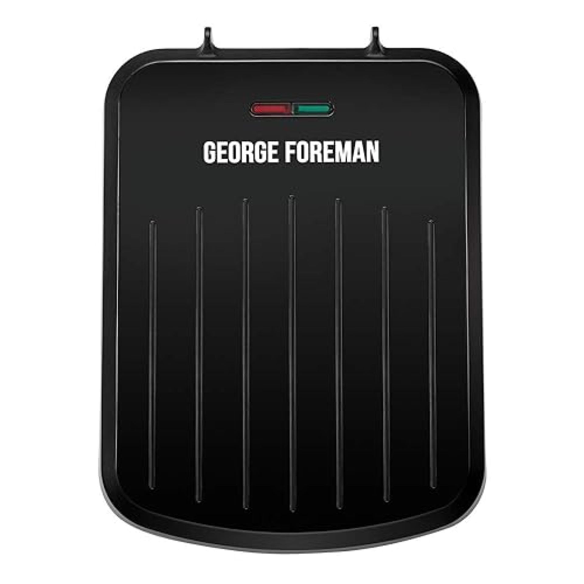 George Foreman Small Electric Fit Grill [Non stick, Healthy, Griddle, Toastie, Hot plate, Panini, B