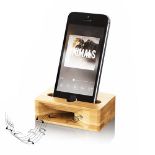Wood Phone Sound Speaker Amplifier Holder,Cell Phone Stand Sound Amplifier Universal Portable Wood 