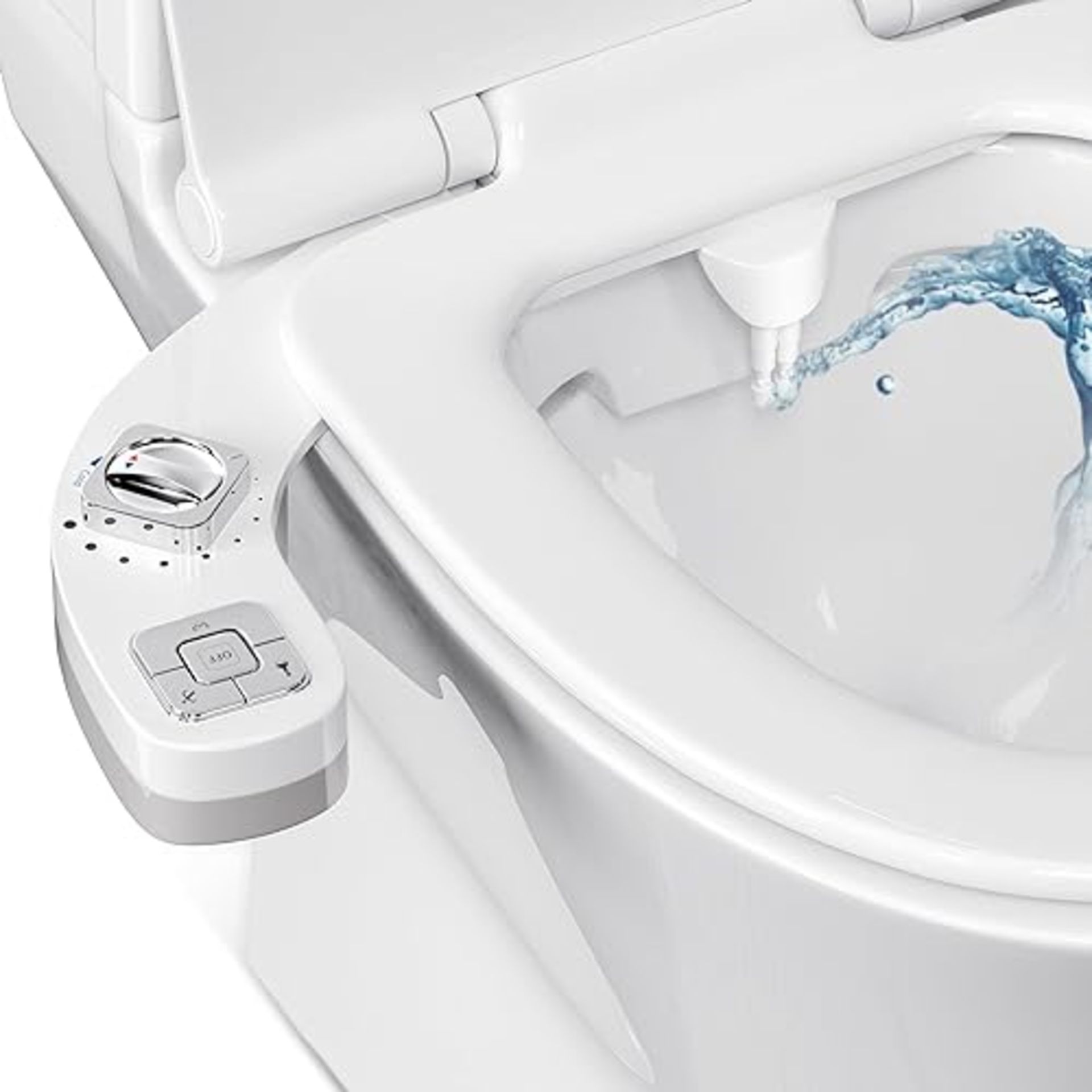 Couleeur Bidet Attachment for Toilet UK,Non-Electric Hot and Cold Water Bidet with Self-Cleaning Du