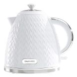 Daewoo SDA1780 Argyle Collection, 1.7L, Electric Kettle With Removable Lid and Filter For An Easy C