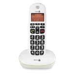 Doro PhoneEasy 100W DECT Cordless Phone with Amplified Sound and Big Buttons (Single Set/White) [UK