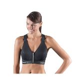 ZSPORT Silver Sujetador Deportivo, Mujer, Negro, 115C