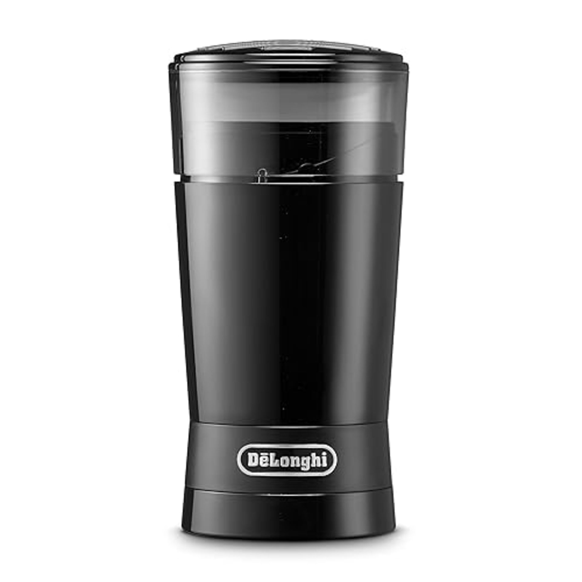 De'Longhi KG200 Electric Coffee Grinder, Stainless Steel Blade, 90g Coffee Bean Capacity, Black