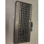 Logitech K800 Wireless Keyboard with Backlight, 2.4GHz with Unifying USB Receiver, Laser Engraved K