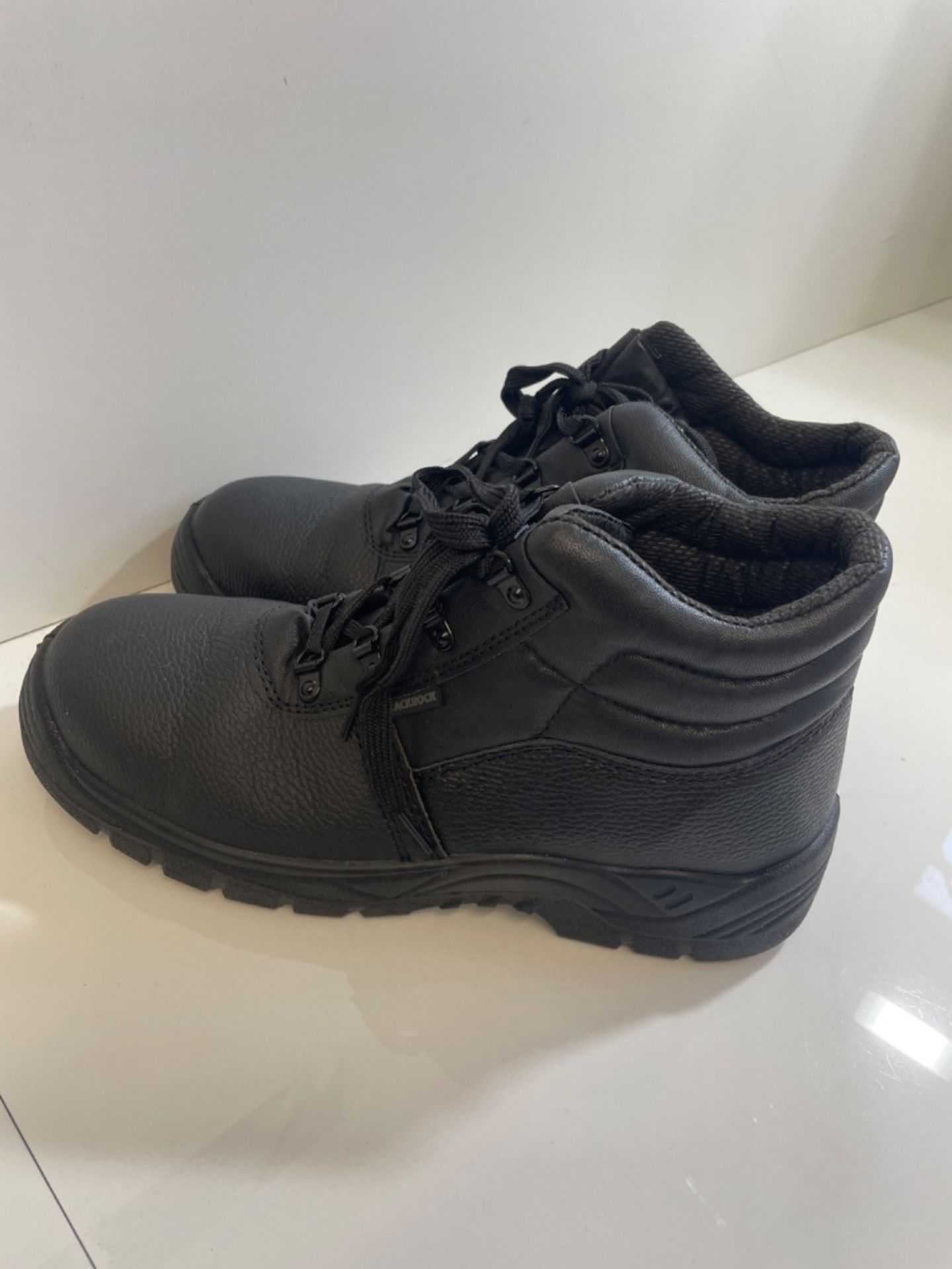 Blackrock SB-P SRC Safety Chukka Work Boots, Mens Womens Steel Toe Cap Black Leather, Walking Hiker - Image 2 of 3