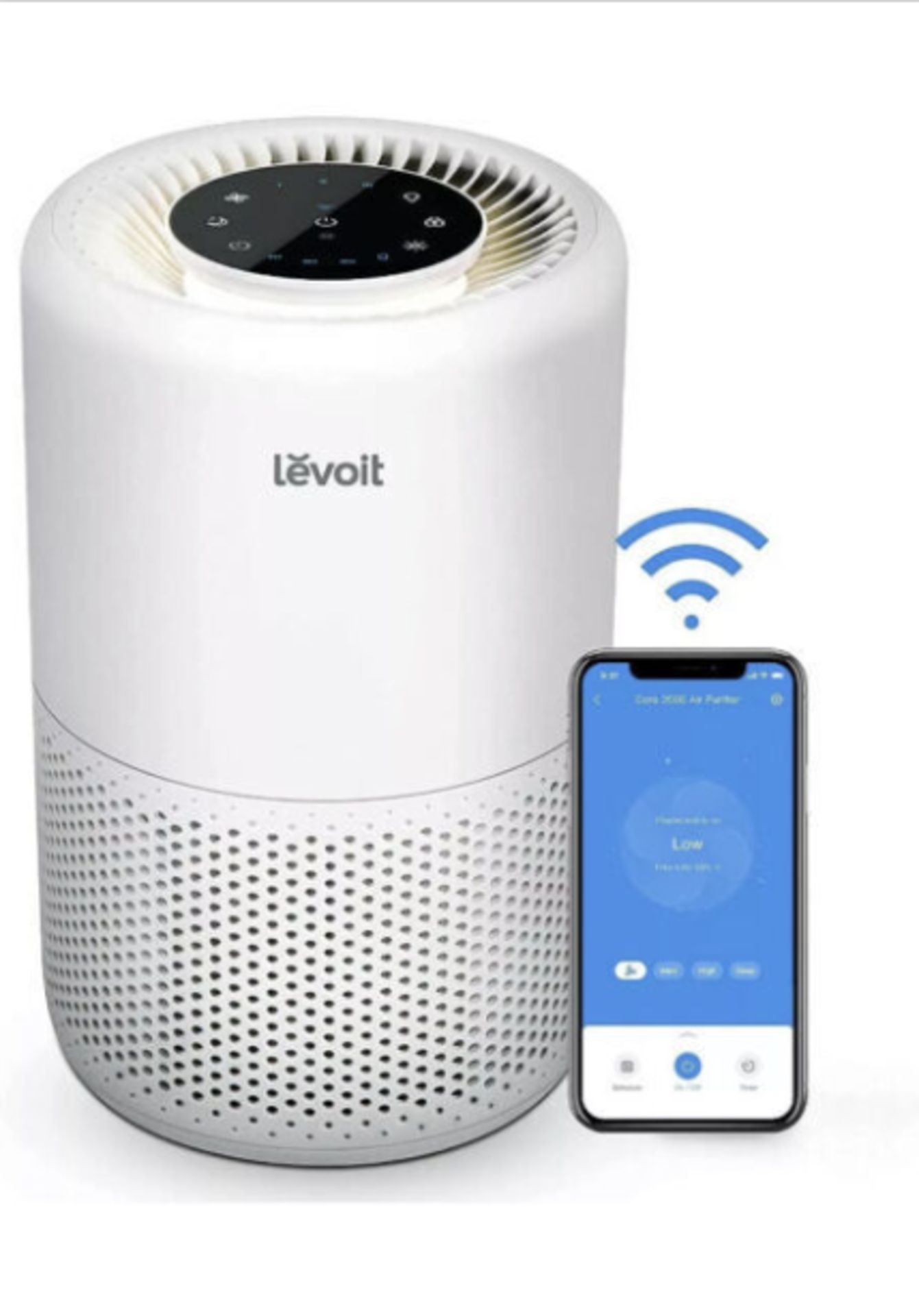 LEVOIT Smart WiFi Air Purifier for Home, Alexa Enabled H13 HEPA Filter, CADR 170mÂ³/h, Remove All