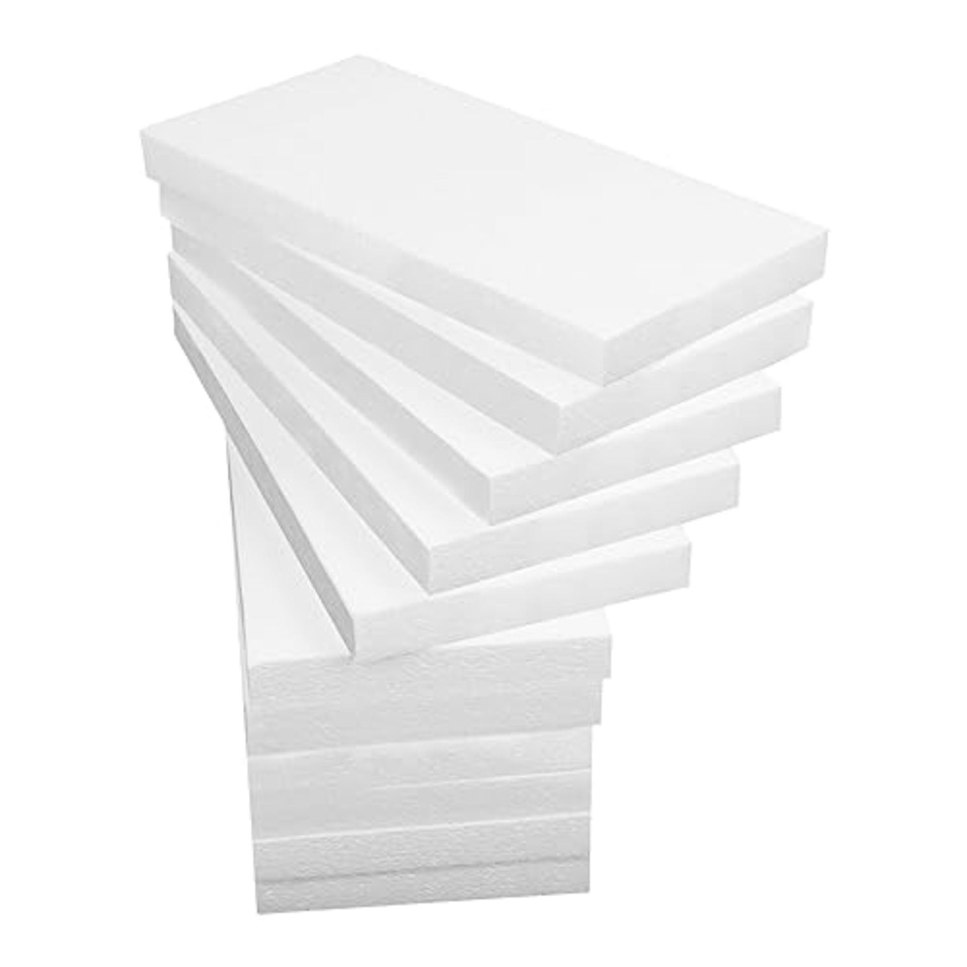 Aselected 15Pcs Styrofoam Blocks For Porject 30 X 15 X 2.5Cm Polystyrene Craft Foam Blocks For Scul