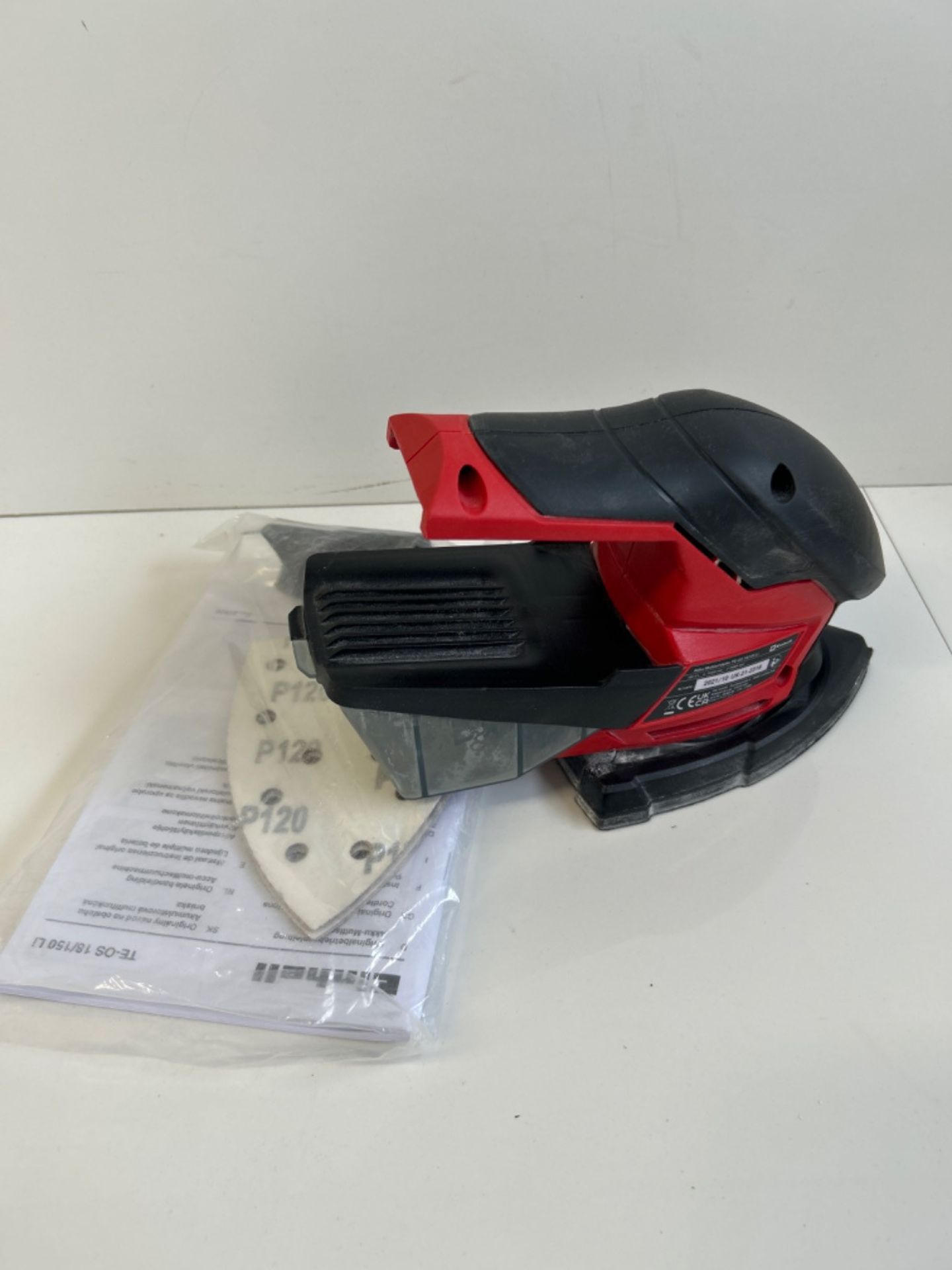 Einhell Power X-Change Cordless Detail Sander - 18V Electric Sander For Wood, Plaster And Metal - T - Image 2 of 3