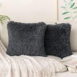 MIULEE Faux Fur Cushion Covers Fluffy Throw Pillow Case Soft Decorative Square Cute Pillow Plush Ca