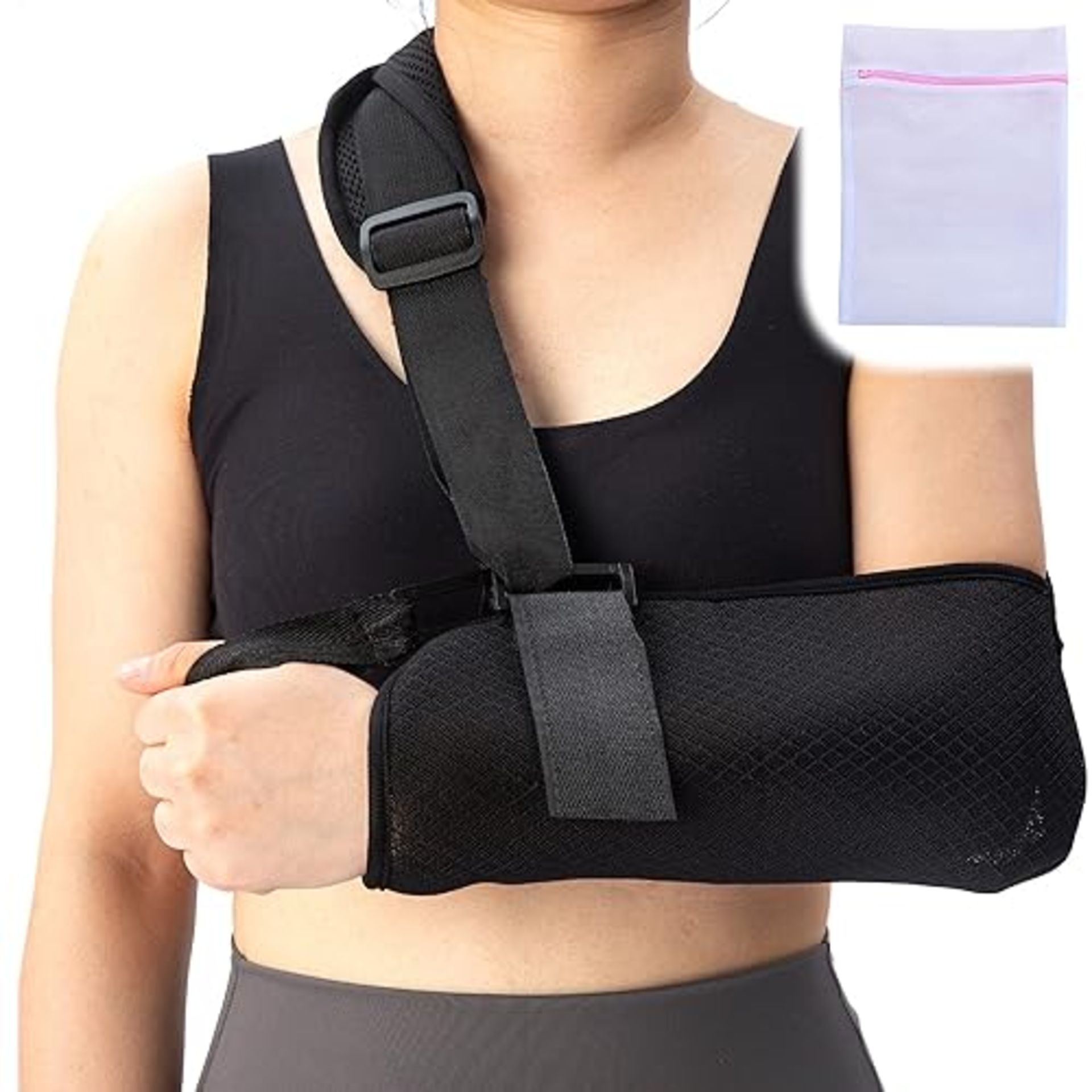 360 RELIEF - Adjustable Arm Sling Dislocated Shoulder Support Brace | Pain Relief for Strains, Burs