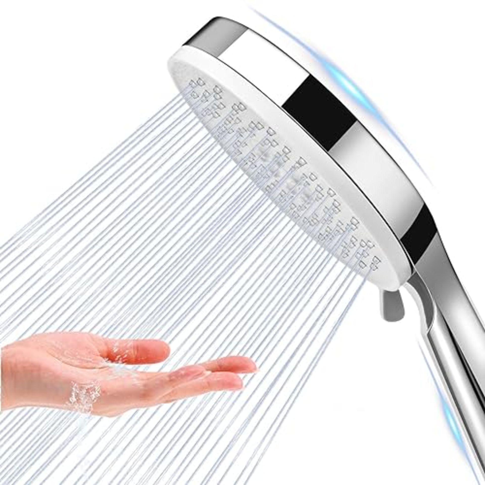 YiWeel Shower Head with Silicone Outlet,Silk Rain Design Handheld Shower Head 3 Mode