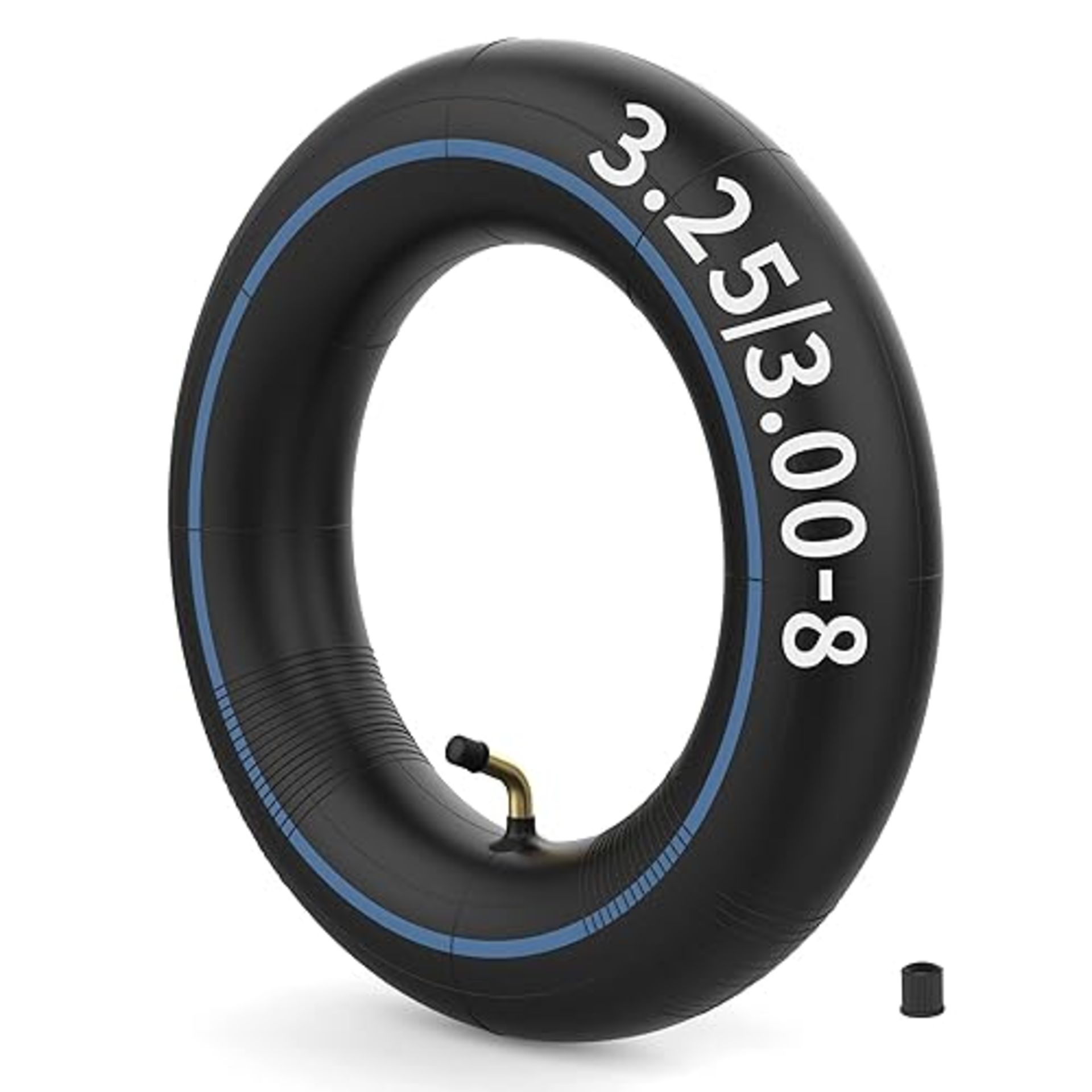 3.25/3.00-8 Inner Tube with TR-87 Angled Stem for 8 Inch Wheelbarrow Scooters Mini Chopper Tire Go 