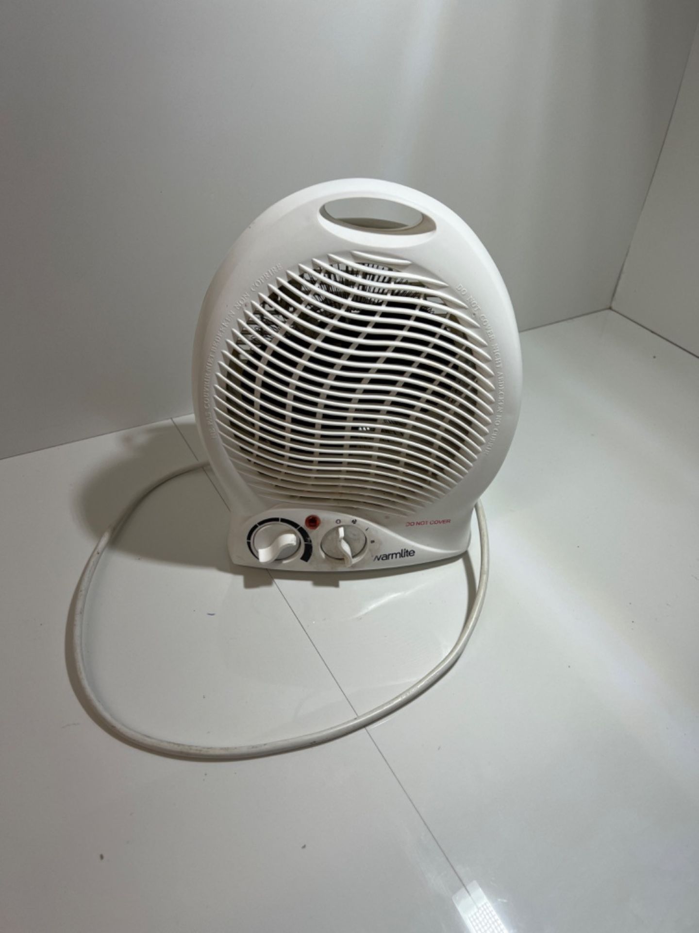Warmlite WL44002 Thermo Fan Heater with 2 Heat Settings and Overheat Protection, 2000W, White - Image 2 of 2