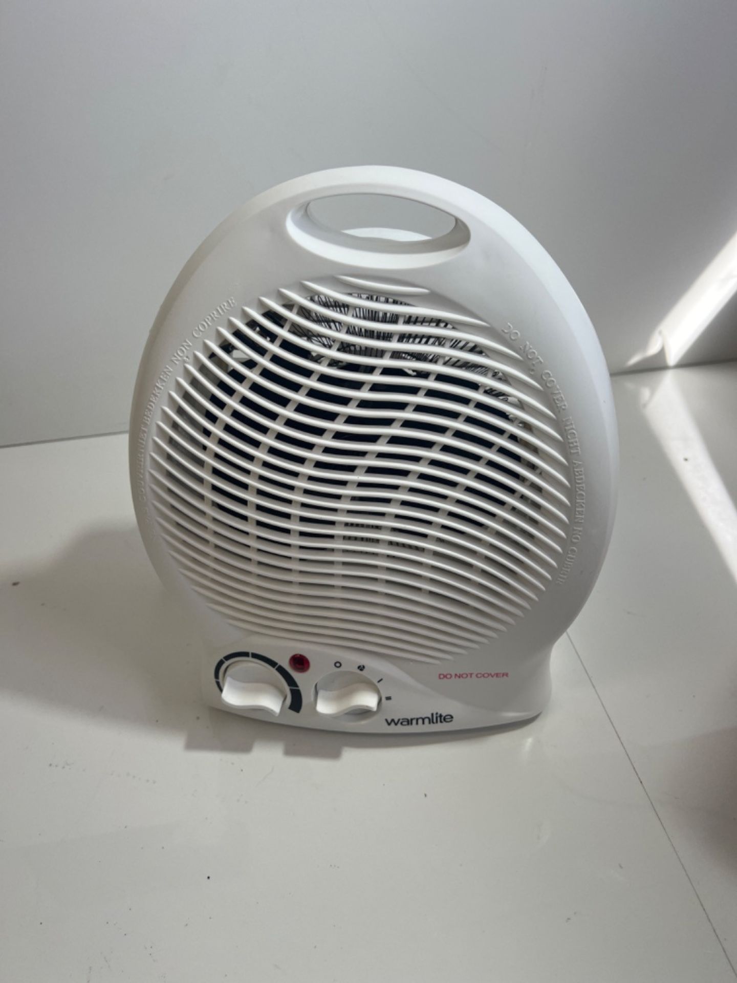 Warmlite WL44002 Thermo Fan Heater with 2 Heat Settings and Overheat Protection, 2000W, White - Image 2 of 3