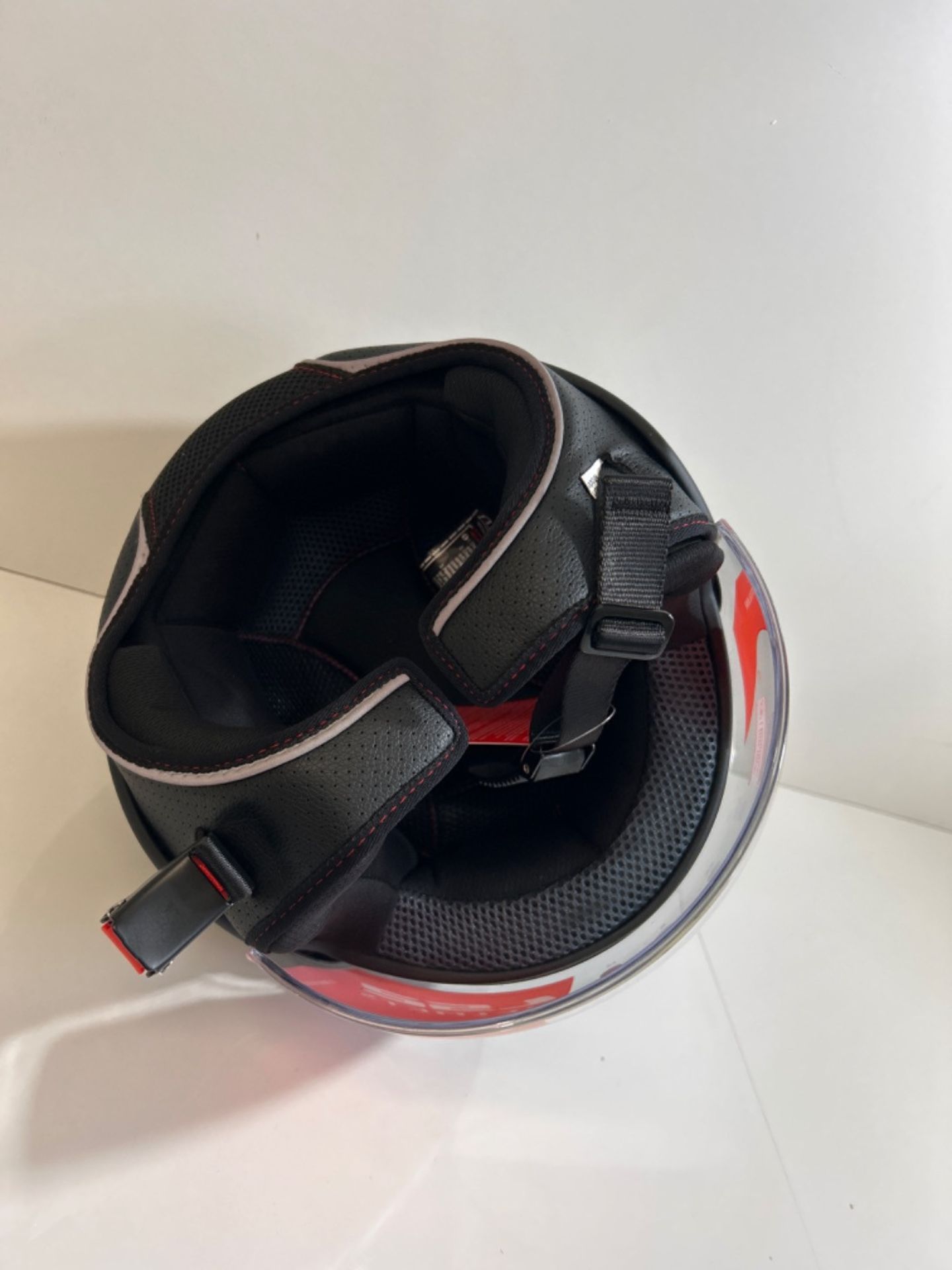 LS2 Motorcycle Helmet - Open Face OF562 - Airflow LS2 Matt Black - M - Image 2 of 2