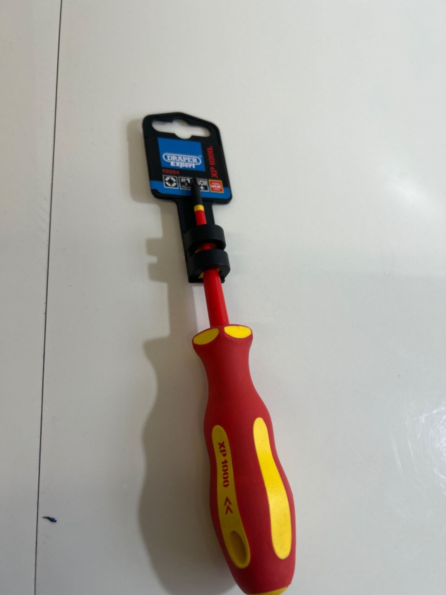 Draper 02254 XP1000 VDE Slimline PZ/SL Type Screwdriver, No.1 x 80mm - Image 2 of 3