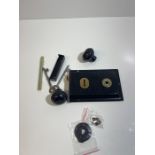 Sterling SRL004KN 152 x 101 mm Rim Sashlock and Knob Set - Black