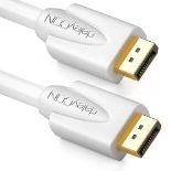 deleyCON 2m (6.56 ft.) DisplayPort Cable - 4K 2160p 3D HDCP - DP (20 Pin) Connector to DP (20 Pin) 