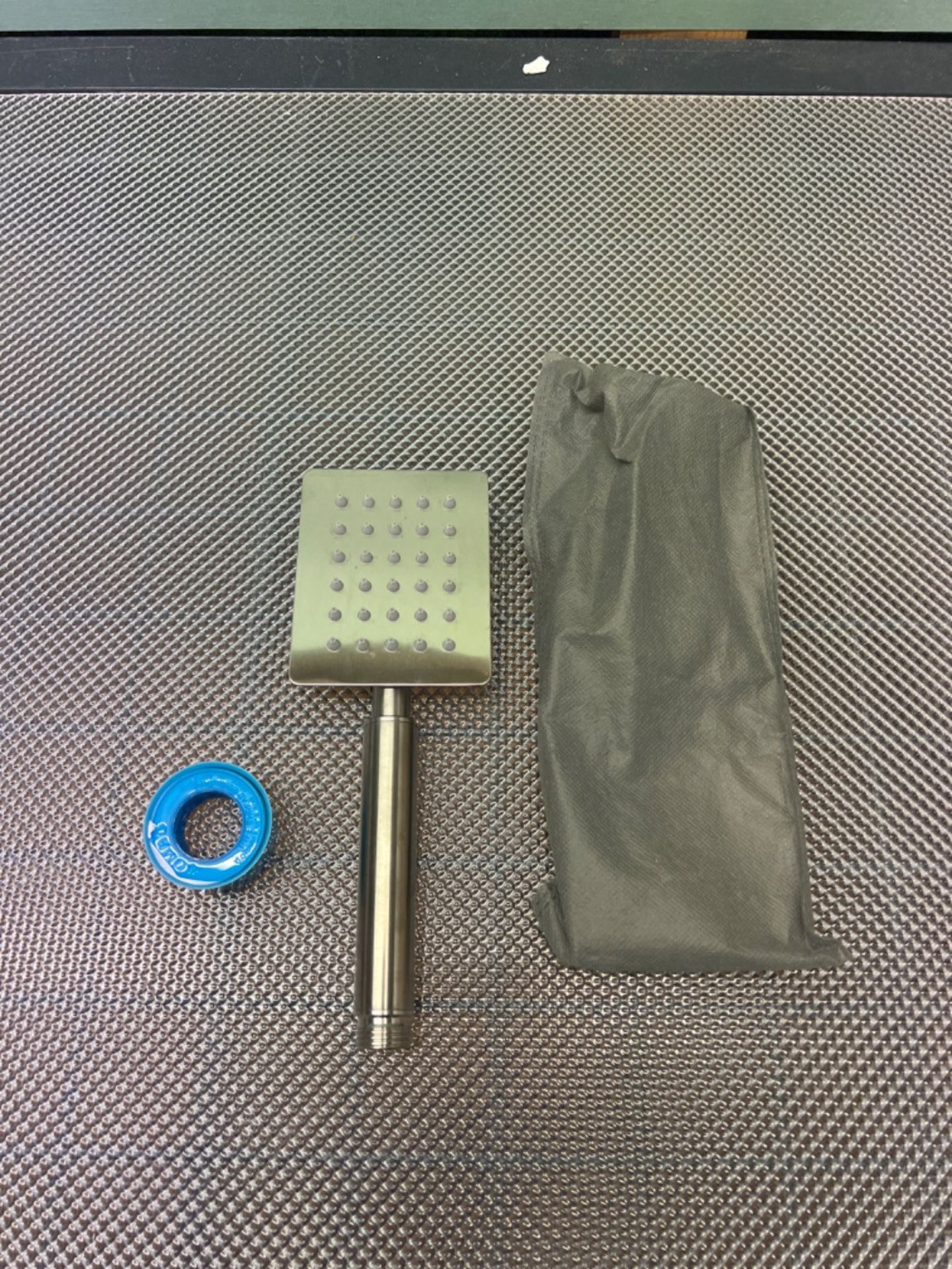 Yolococa Stainless Steel Handheld Shower Head Spray Face Ultra-Thin High Pressure Water-Saving Nozz - Image 3 of 3