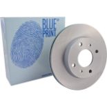 Blue Print ADN14341 Brake Disc Set (2 Brake Disc) front, internally ventilated, No. of Holes 4