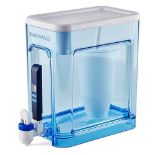 ZeroWater 5.2 L Cup Ready-Read 5-Stage Water Filter Dispenser, NSF Certified to Reduce Lead and PFO