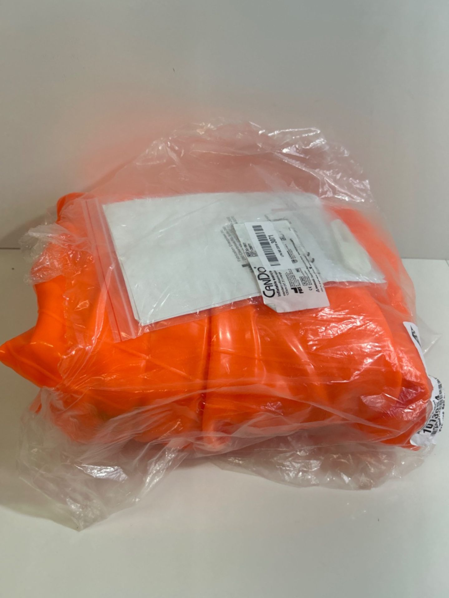 CanDo Exercise Ball, non-slip, inflatable, orange, 120cm - Image 2 of 2